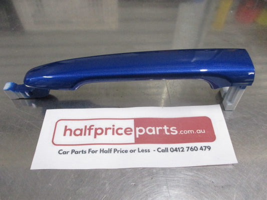 Mitsubishi Outlander/Lancer Genuine Left Hand Front Outer Door Handle (Factory Blue)  New Part