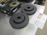 RDA Front Disc Rotors (Pair) Slotted-Dimpled Suits Nissan 350Z New Part