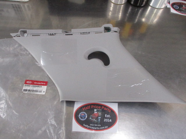 KIA Picanto Genuine Right Hand C-Pillar Cloth Trim Locking (JA Light Grey Normal Paint) New Part
