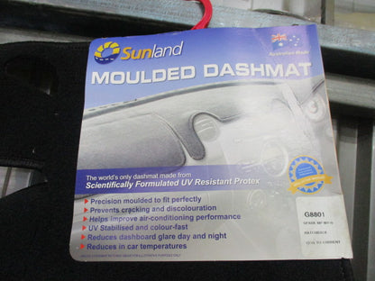 Sunland Dashmat Black Fits Holden Barina Spark - New Part