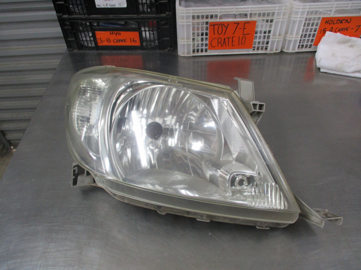 Toyota Hilux Genuine Drivers Headlight Lens Used