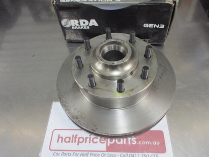 RDA Front Disc Rotor (Single) Standard Suits Chevrolet C30 JB8 SRW New Part