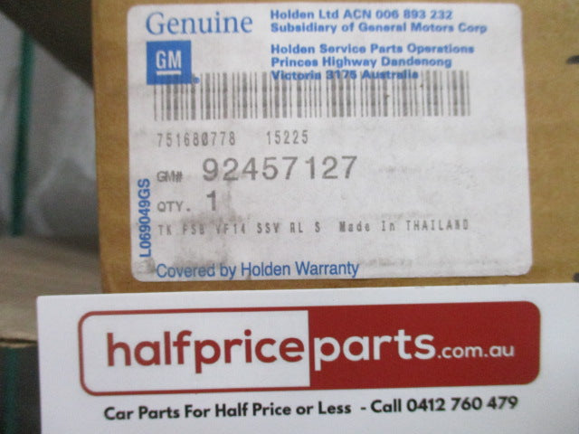 Holden VF SSV-Red Line Genuine Passenger Front Leather Seat Back - New Part
