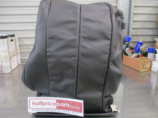 Holden RG Colorado 7 Genuine Passenger Front Black Leather Seat Back Trim - New Part
