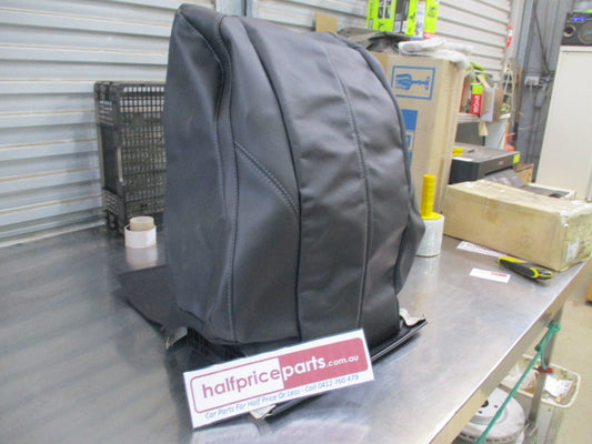 Holden RG Colorado 7 Genuine Passenger Front Black Leather Seat Back Trim - New Part