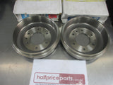 RDA Rear Brake Drums (Pair) Standard Suits Holden Frontera UT 2.0 Ltr New Part