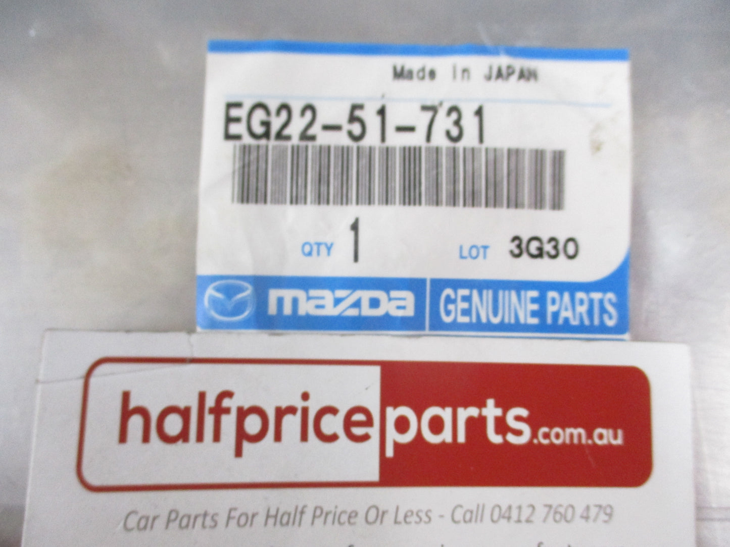 Mazda CX-7 Genuine Tailgate Emblem Chrome New Part