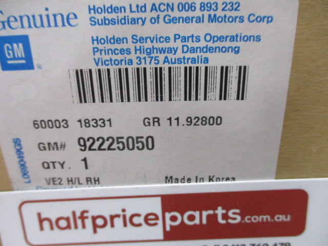 Holden VE Series Series 2/Omega/Berlina Commodore Genuine Right Hand Front Headlight Assembly New Part