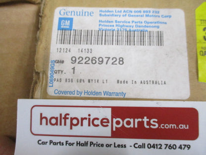 Holden VF Commodore Genuine Rear Right Hand + Middle Seat Base Cushion - New Part