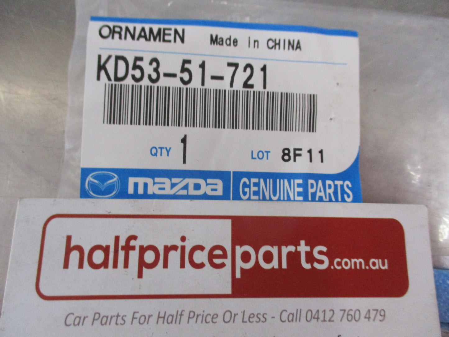 Mazda CX-5 Genuine Chrome Tail Gate Emblem New Part