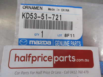 Mazda CX-5 Genuine Chrome Tail Gate Emblem New Part