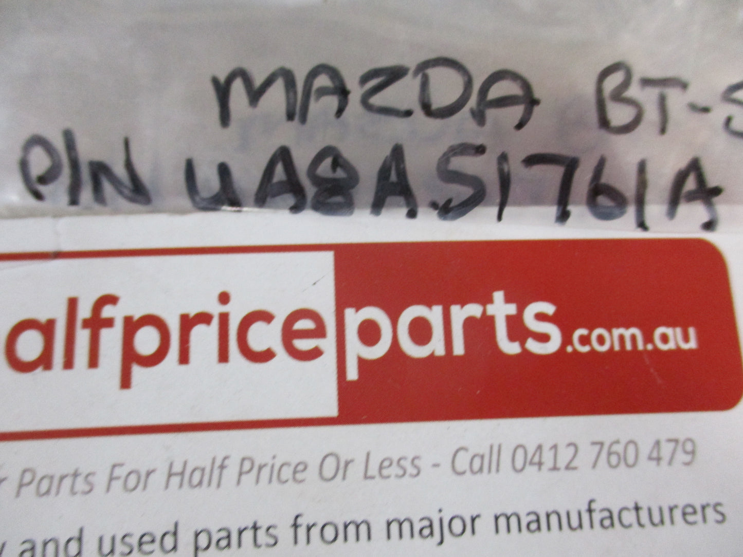 Mazda BT-50 Genuine Front Door Emblem 2.5DI Turbo New Part