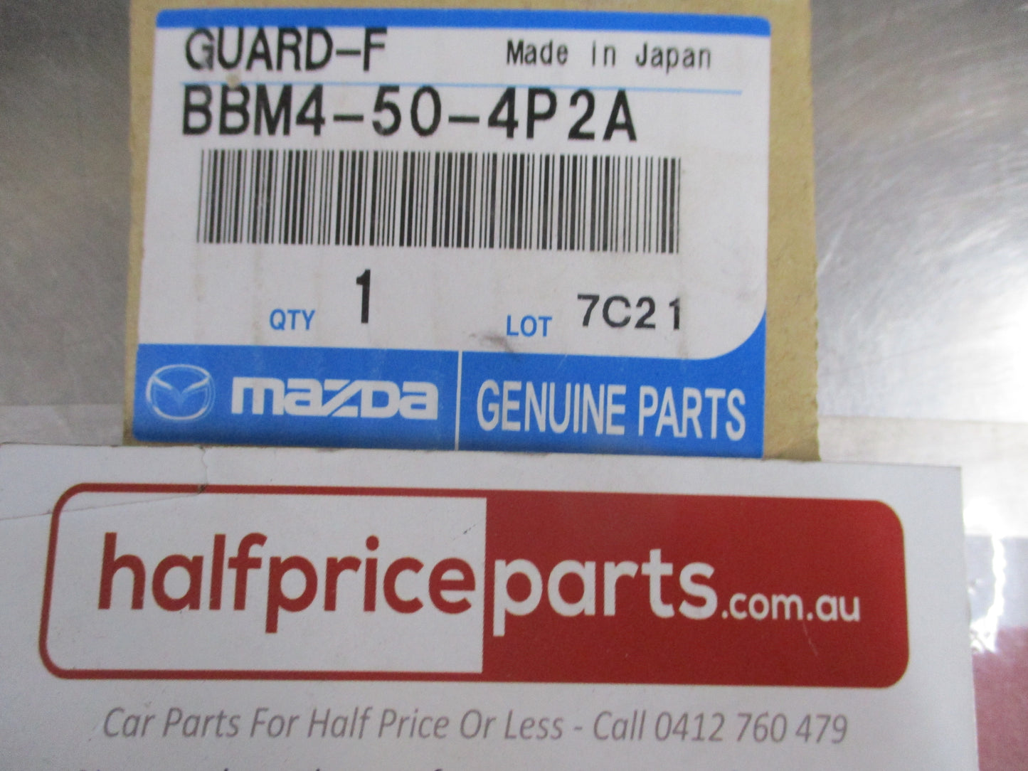 Mazda 3 Sedan Genuine Right (Driver) Rear Dog Leg Stone Guard New Part
