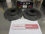 RDA Front Disc Rotors (Pair) Slotted-Dimpled Suits Suzuki Swift New Part