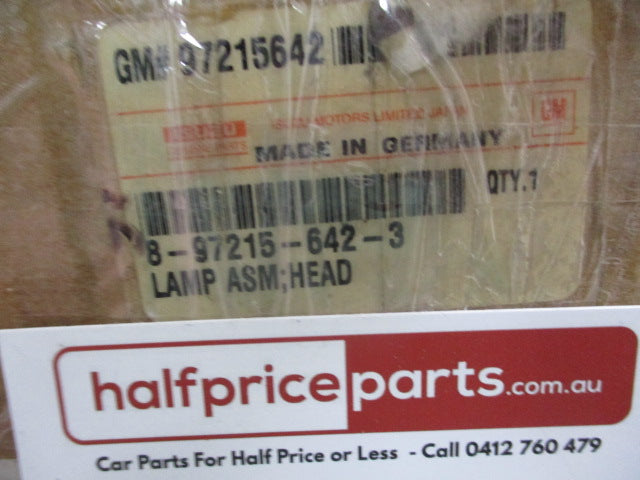 Holden Frontera Genuine Left Hand Front Headlight Assembly New Part