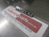 Mazda 121 Genuine Chrome Rear Boot Lid Emblem New Part