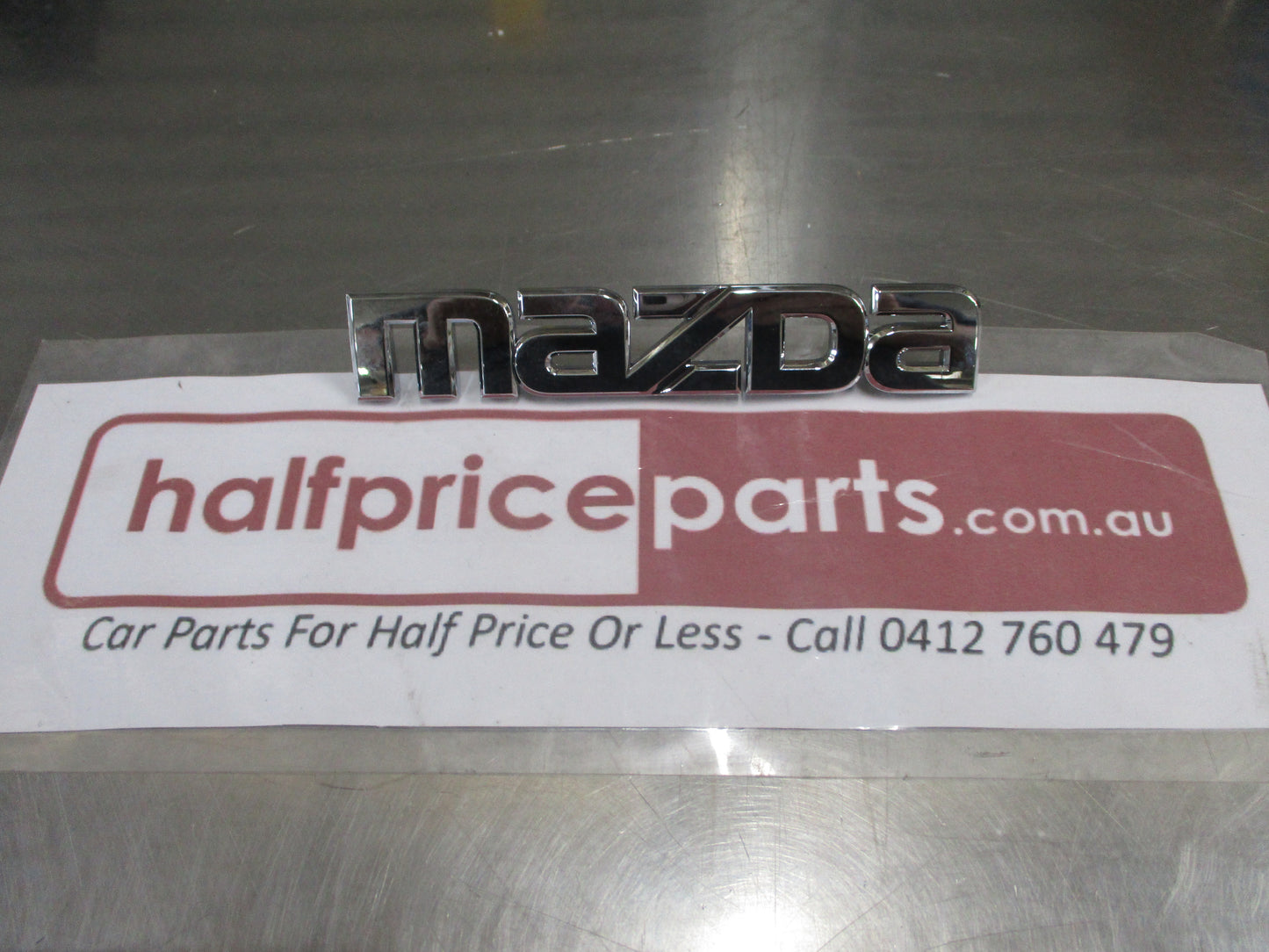 Mazda 3 Sedan Genuine Chrome Rear Boot Emblem New Part