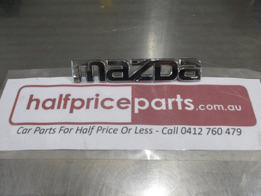 Mazda 3 Sedan Genuine Chrome Rear Boot Emblem New Part