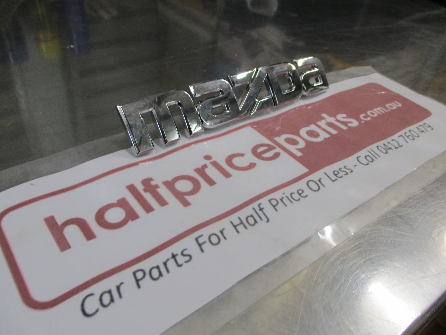 Mazda 3 Sedan Genuine Chrome Rear Boot Emblem New Part