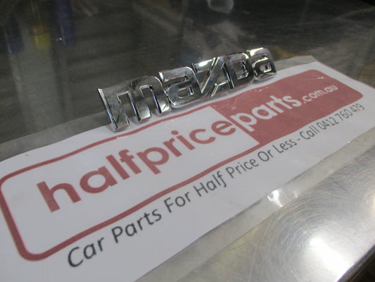 Mazda 3 Sedan Genuine Chrome Rear Boot Emblem New Part
