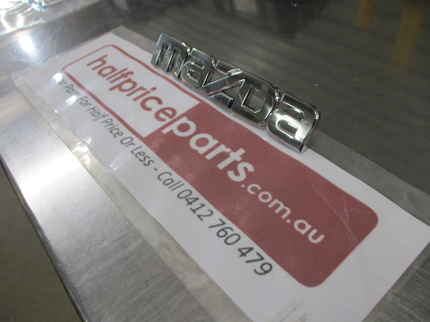 Mazda 3 Sedan Genuine Chrome Rear Boot Emblem New Part