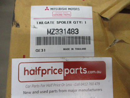 Mitsubishi Pajero Sport Signature + Genuine Rear Door Spoiler (Factory Light Silver) Kit New Part