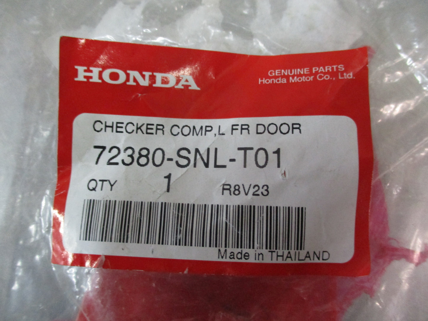 Honda Civic Genuine Front Left Door Catch (Checker) New Part