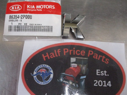 Kia Sorento Genuine Chrome Front Grille K Emblem New Part