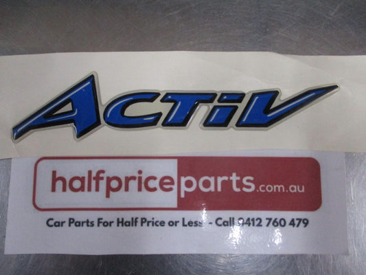 Mitsubishi Lancer Genuine Activ Decal New Part