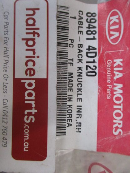 Kia Carnival Genuine Right Hand Inner Back Knuckle Cable New Part