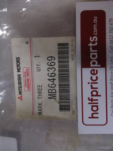 Mitsubishi Express Genuine Three Diamond Badge New Part