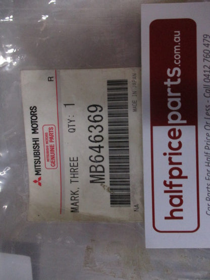 Mitsubishi Express Genuine Three Diamond Badge New Part