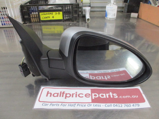 Holden Barina TM Hatch Genuine Right Hand Outer Door Mirror Assembly (Silver) New Part