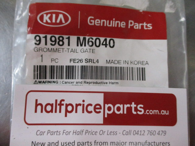 Kia Genuine Rear Tail Gate Wiring Grommet New Part