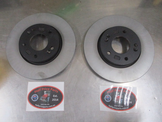 Hyundai Tuscon/Sonata/Kia/Magentis/Optima/Rondo/Soul Genuine Front Brake Rotors Pair New Part
