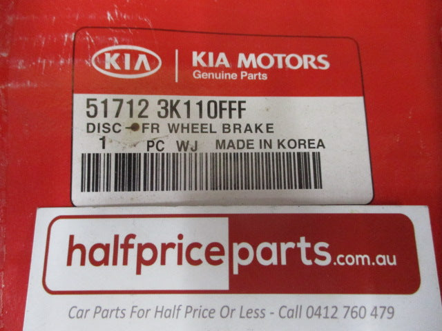 Kia Optima/Sportage/Rondo Genuine Front Disc Rotors (PAIR) New Part