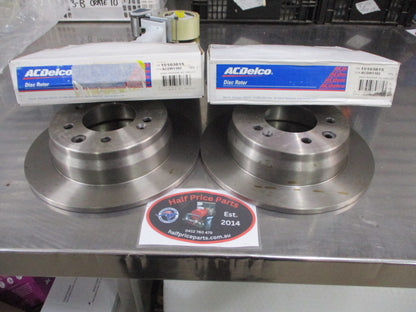 ACDelco Rear Disc Brake Rotors (Pair) Suits Hyundai I30 FD New Part