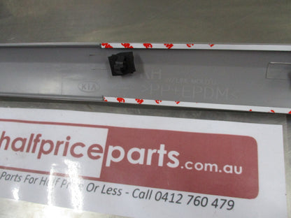 Kia Spectra Genuine Right Hand Front Door Moulding Assembly (Unpainted) New Part