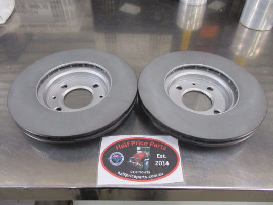 Kia Rio Genuine Front Disc Brake Rotors (Pair) New Part