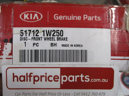 Kia Rio Genuine Front Disc Brake Rotors (Pair) New Part