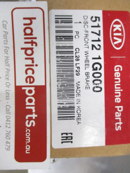 Kia Rio Genuine Front Disc Brake Rotor Pair New Part