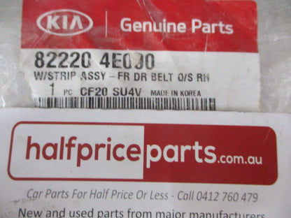 Kia K2700/K2900 Genuine Right Hand Front Weatherstrip New Part