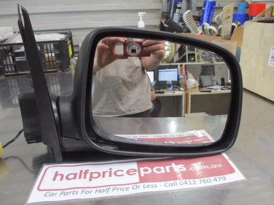 Holden RC Colorado Genuine Drivers Side Rear View Mirror Chrome Scalp New Part
