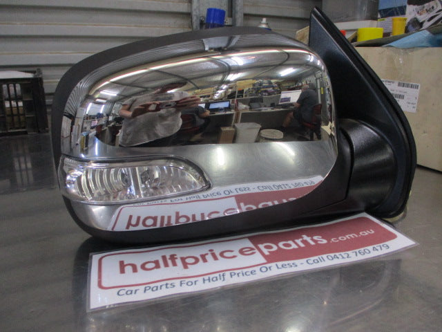 Holden RC Colorado Genuine Drivers Side Rear View Mirror Chrome Scalp New Part