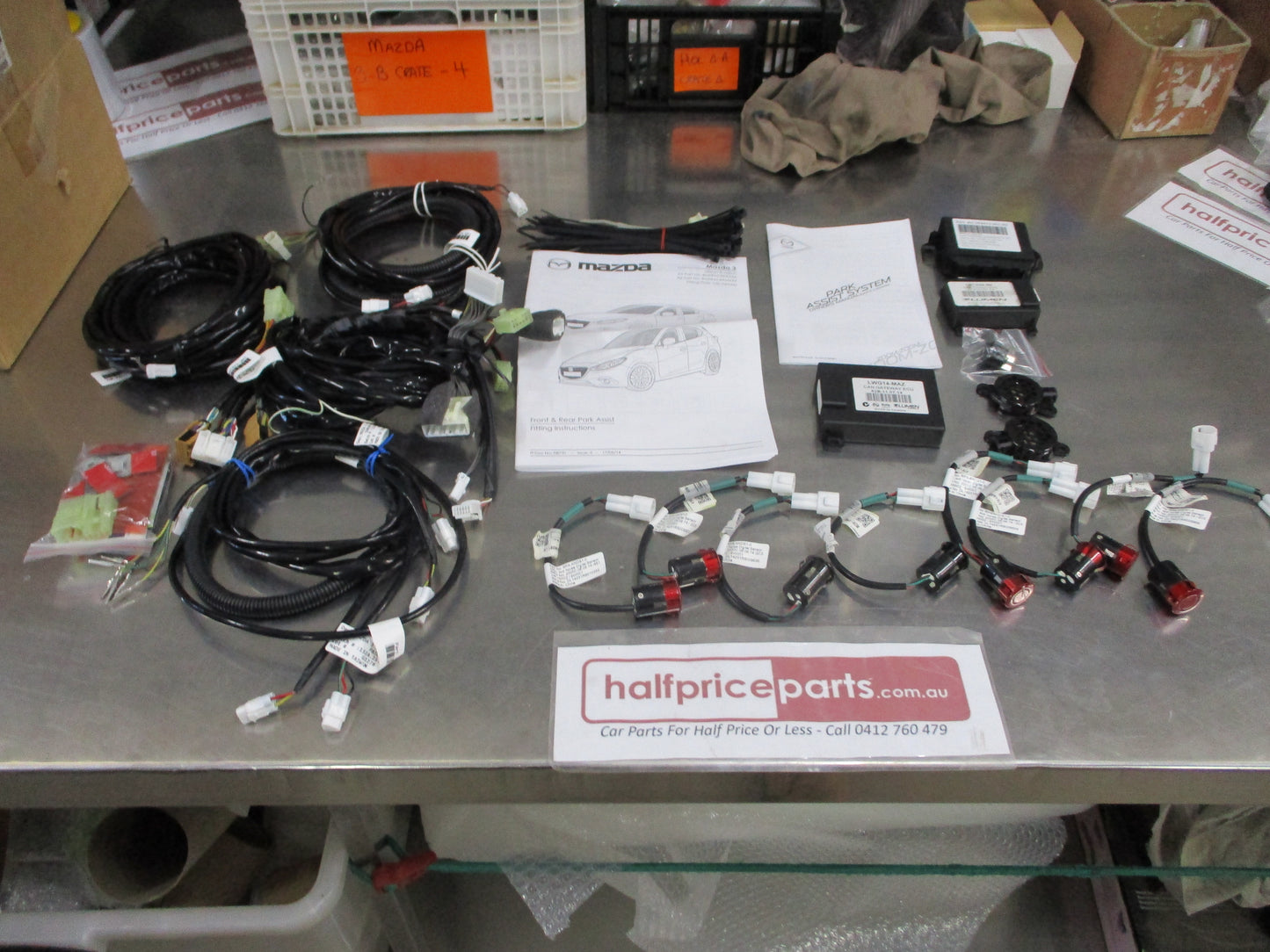 Mazda 3 Sedan/Hatch Genuine Front & Rear Park Assist Kit New Part