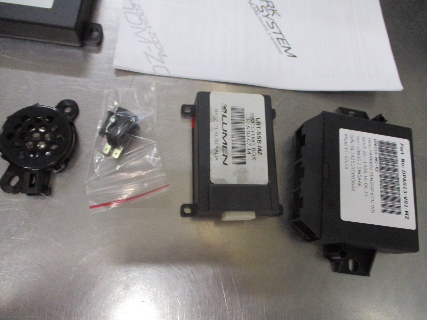 Mazda 3 Sedan/Hatch Genuine Front & Rear Park Assist Kit New Part