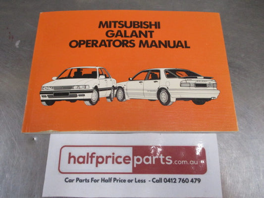 Mitsubishi Galant HG Series Genuine Operators Manual New Part