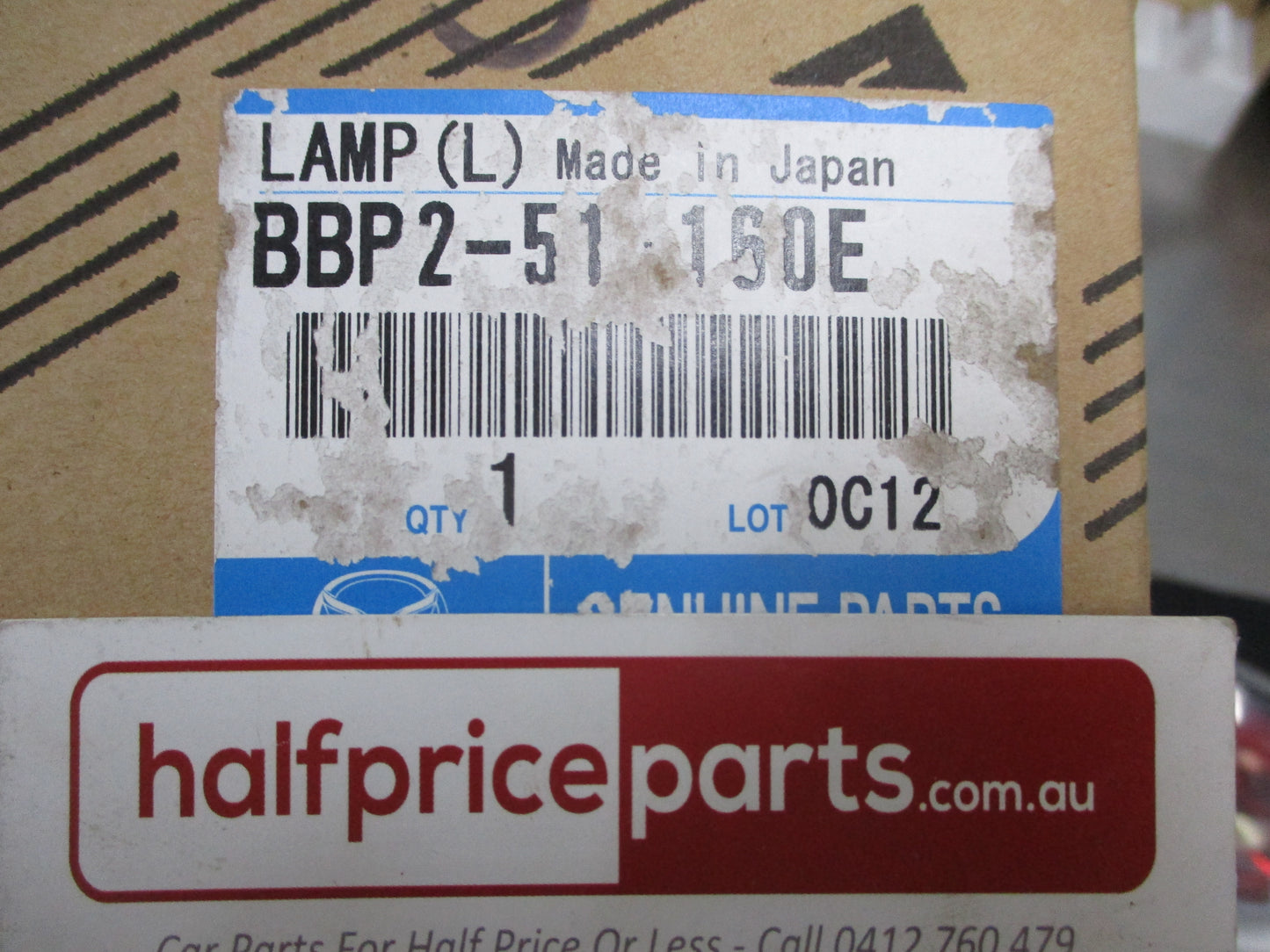 Mazda 3 Genuine Left Hand Outer Tail Light New Part