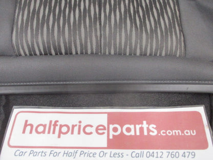 Holden Colorado 7/Trailblazer Genuine Front Left Hand Black Seat Back Cover (Passenger Cloth Trim) New Part