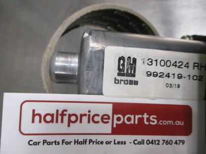 Holden Astra-H Hatch Back Genuine Right Hand Rear Door Window Regulator With Motor New Part